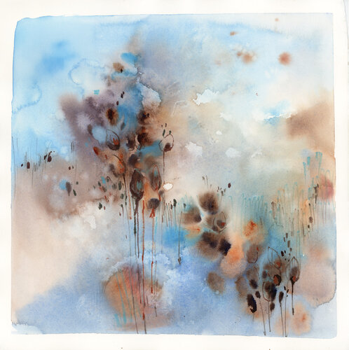 Winter notes by Sophia Rodionov, Work on Paper for Sale on Singulart