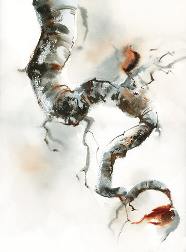 Laste Leaves de Sophia Rodionov, Pintura a la venta en Singulart