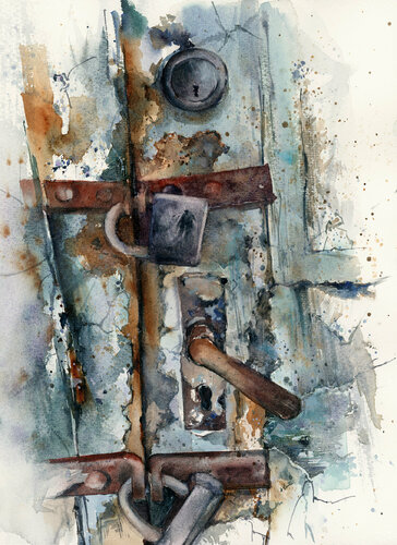 Locked in a Past di Sophia Rodionov, Opera su carta in vendita su Singulart