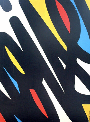 Noise Mondrian par Yannick Hamon, Peinture en vente sur Singulart