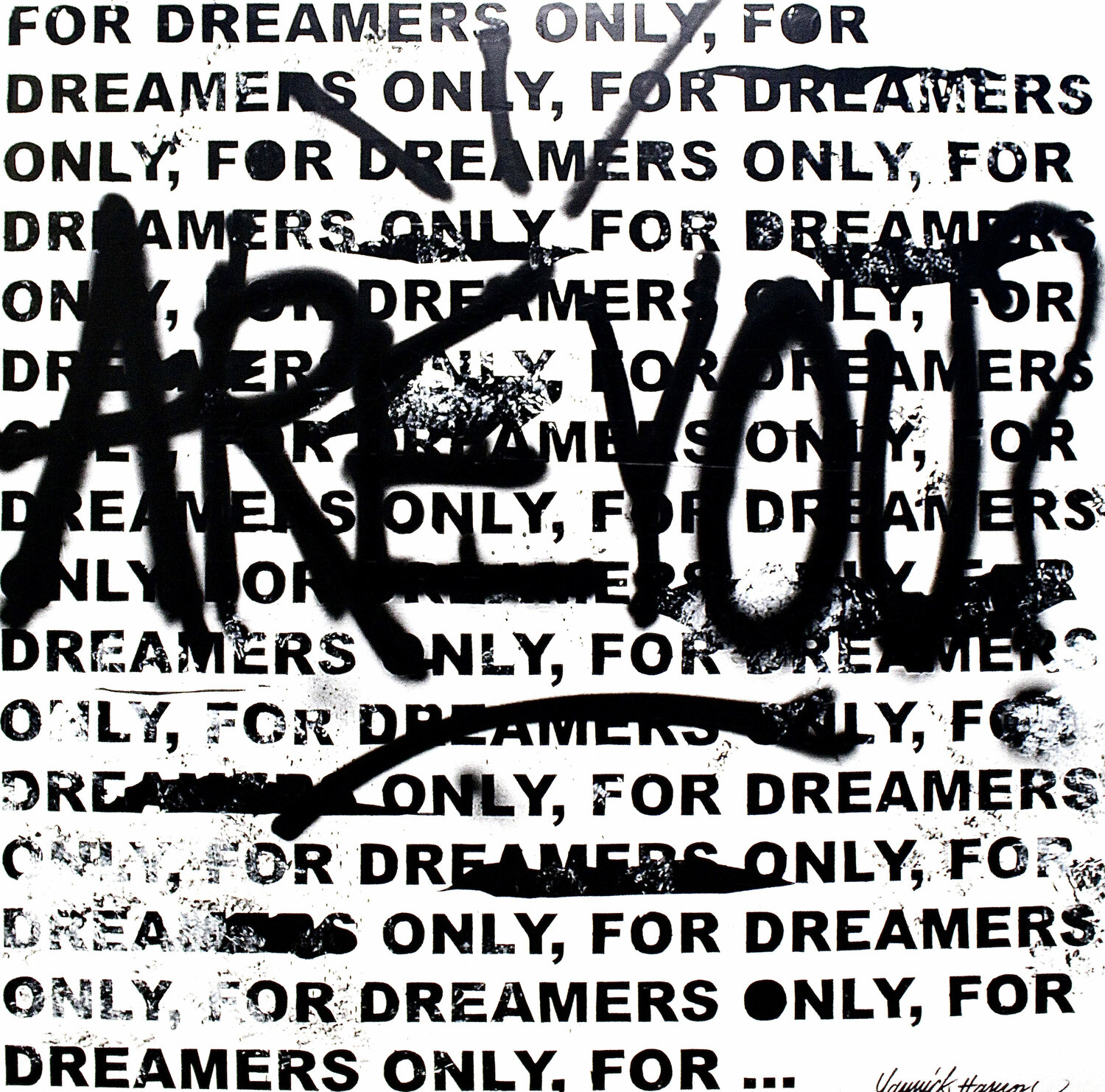 For Dreamers Only Yannick Hamon Peinture originale à vendre