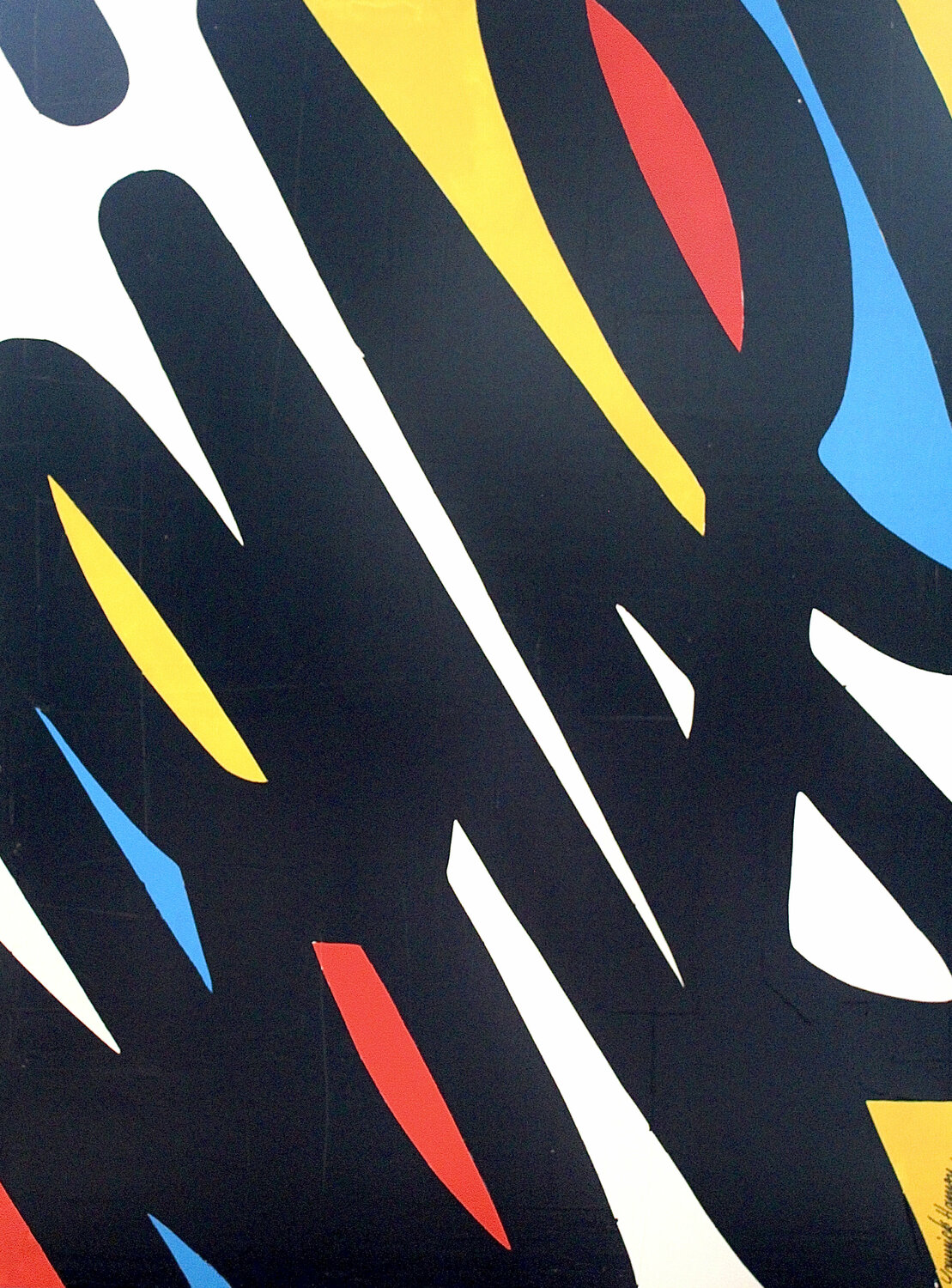 Noise Mondrian Yannick Hamon Original painting for sale