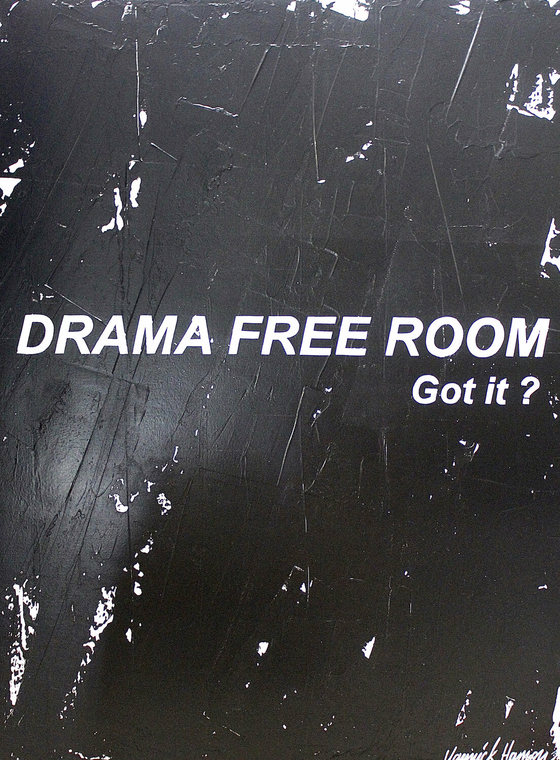 DRAMA FREE ROOM Yannick Hamon Origineel schilderij te koop
