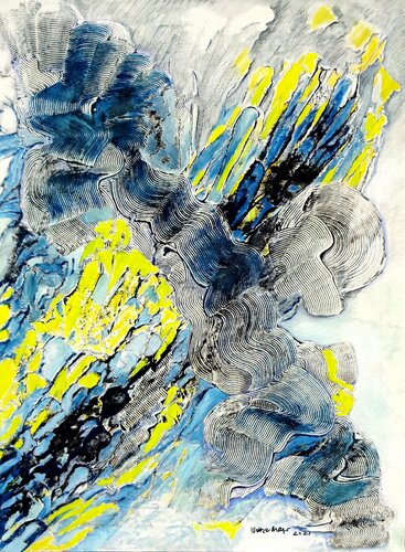 X Marks The Spot by Volker Mayr, 油畫 for Sale on Singulart