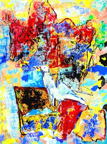 Peace For Our Planet van Volker Mayr, Schilderij te koop op Singulart