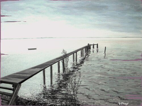 Serie "Bootssteg am Ammersee" #1 di Volker Mayr, Digitale in vendita su Singulart