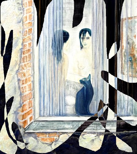 Serie "Blue Lady, Black Cat" #3 von Volker Mayr, Digital kaufen auf Singulart