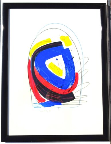 Abstrakte Komposition par Volker Mayr, Œuvre sur papier en vente sur Singulart