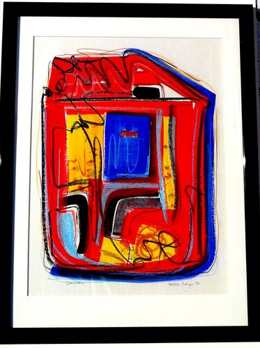 Our House van Volker Mayr, Werk op papier te koop op Singulart