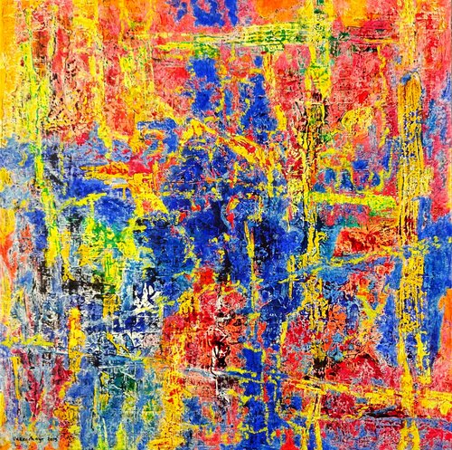 City Lights di Volker Mayr, Pittura in vendita su Singulart