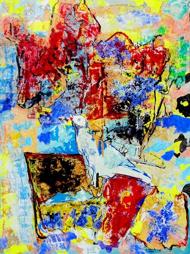 Peace For Our Planet van Volker Mayr, Schilderij te koop op Singulart