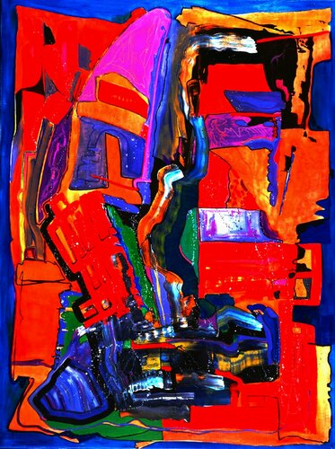 Metropolis van Volker Mayr, Schilderij te koop op Singulart