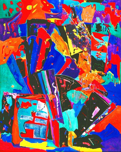 Metropolis 2 van Volker Mayr, Schilderij te koop op Singulart