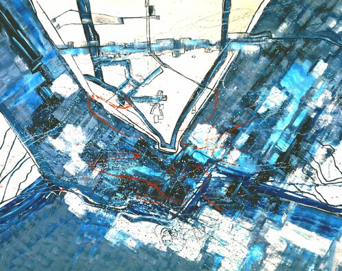 Construction van Volker Mayr, Schilderij te koop op Singulart