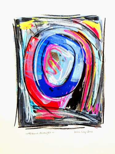 Around Midnight di Volker Mayr, Opera su carta in vendita su Singulart