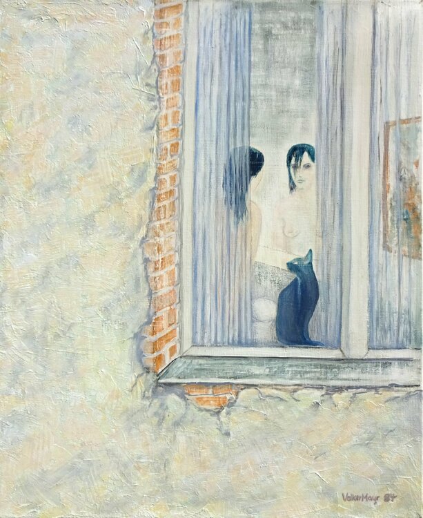 Blue Lady, Black Cat Volker Mayr