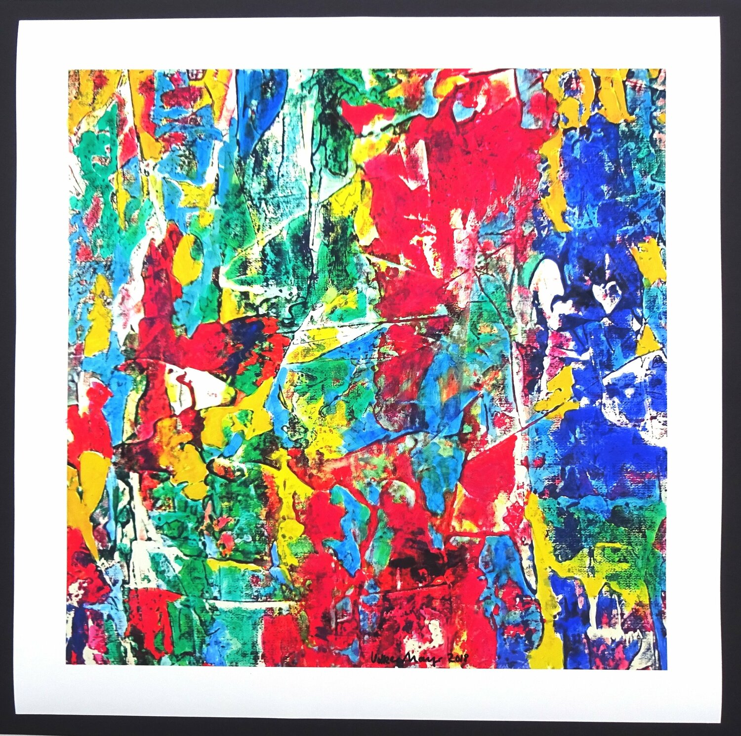 Celebration Of Colours Serie B No.1 Volker Mayr Werk auf Papier zu verkaufen