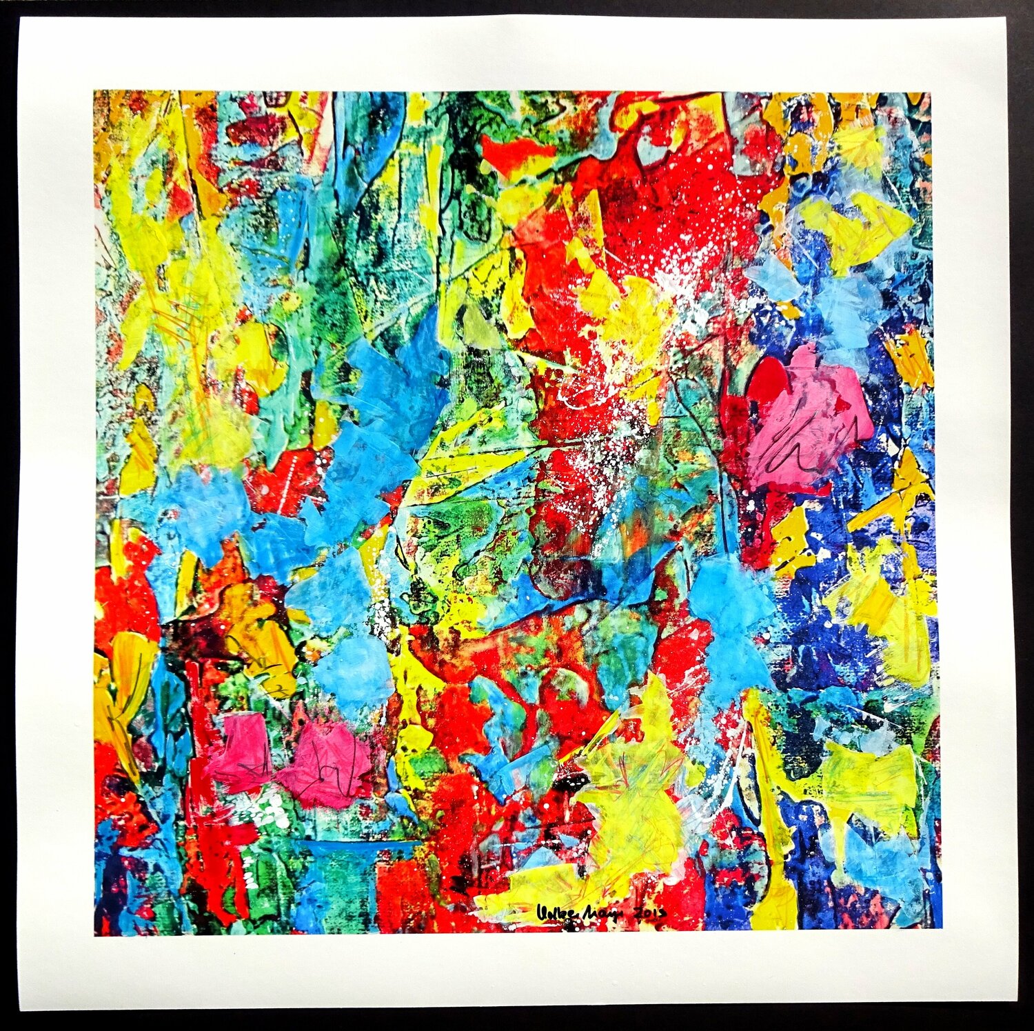 Celebration Of Colours Serie B No.2 Volker Mayr Werk auf Papier zu verkaufen