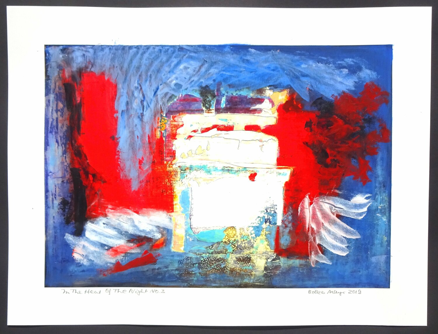 In The Heat Of The Night No.3 Volker Mayr Werk auf Papier zu verkaufen