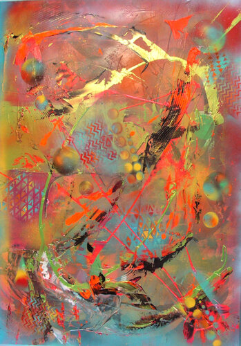 Samadhi par Elle BORY, Peinture en vente sur Singulart