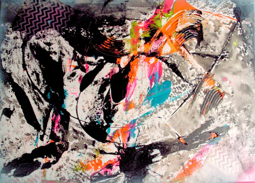 The night by Elle BORY, Painting for Sale on Singulart