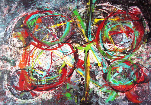 Ombre lune arc-en-ciel di Elle BORY, Pittura in vendita su Singulart