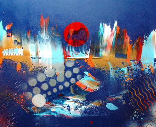 Lunéitude par Elle BORY, Peinture en vente sur Singulart