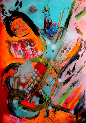 Civilisation par Elle BORY, Peinture en vente sur Singulart