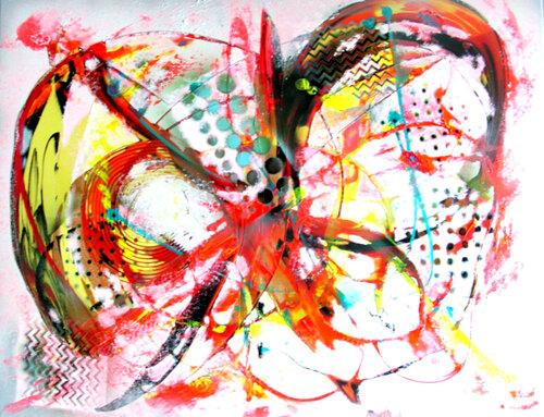 Imagine The World par Elle BORY, Peinture en vente sur Singulart