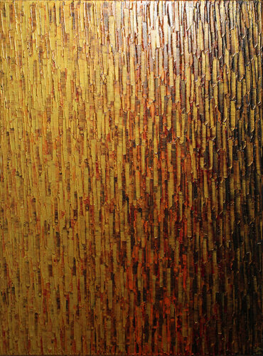 Fondu or orange magenta di Jonathan Pradillon, Pittura in vendita su Singulart