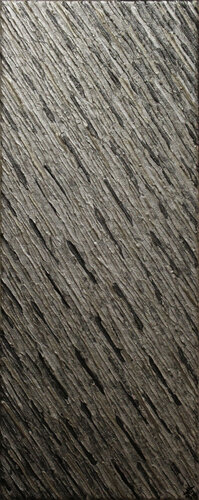 Texture couteau argentée étain grise iridescente van Jonathan Pradillon, Schilderij te koop op Singulart