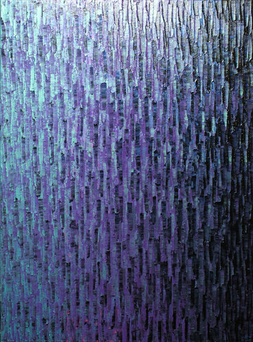 Fondu bleu iridescent violet van Jonathan Pradillon, Schilderij te koop op Singulart