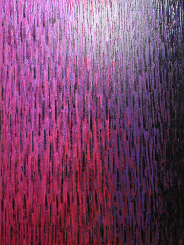 Grand fondu rose rouge violet iridescent van Jonathan Pradillon, Schilderij te koop op Singulart