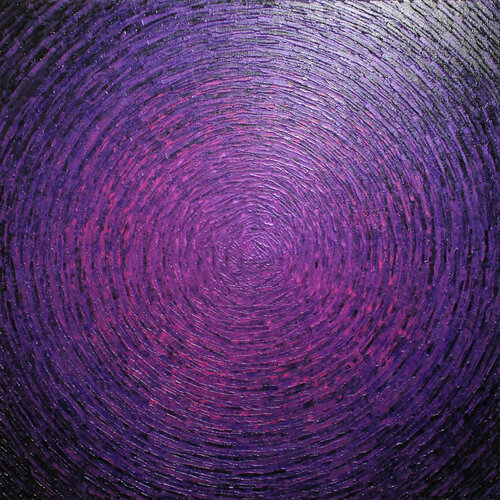Éclat rose violet iridescent di Jonathan Pradillon, Pittura in vendita su Singulart