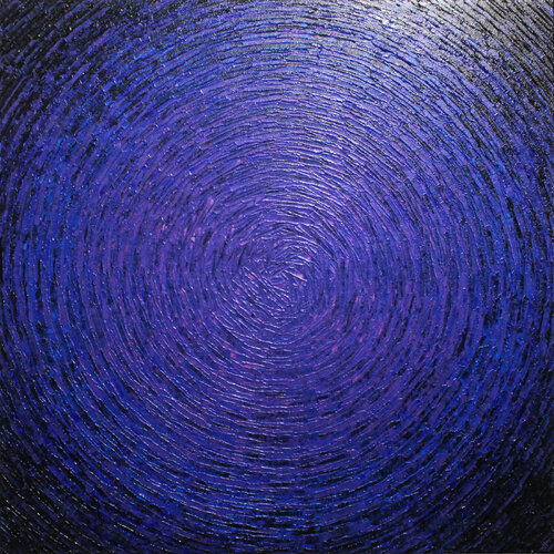 Éclat violet bleu by Jonathan Pradillon, Painting for Sale on Singulart