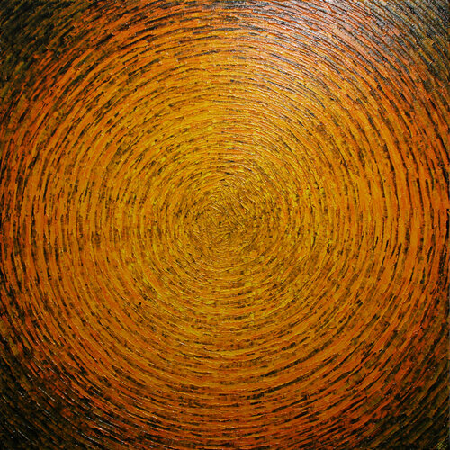 Éclat jaune orange van Jonathan Pradillon, Schilderij te koop op Singulart