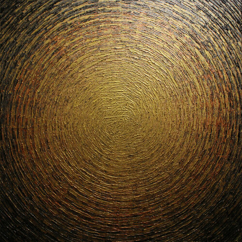 Éclat or bronze gris iridescent van Jonathan Pradillon, Schilderij te koop op Singulart