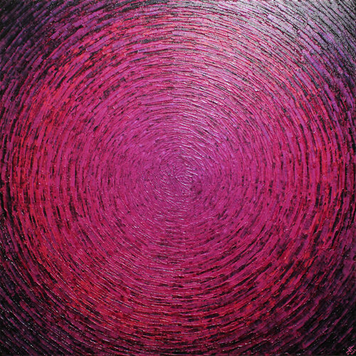 Éclat rose iridescent di Jonathan Pradillon, Pittura in vendita su Singulart