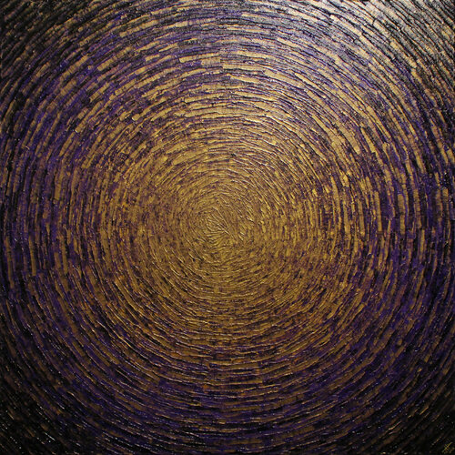Éclat or violet di Jonathan Pradillon, Pittura in vendita su Singulart