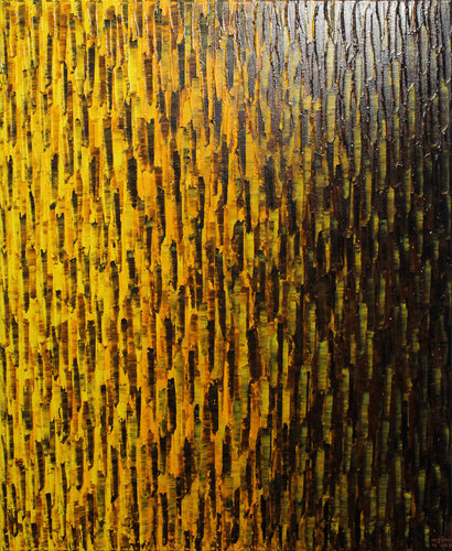Fondu couleur jaune marron von Jonathan Pradillon, Malerei kaufen auf Singulart