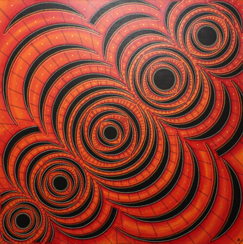 Alignement by Jonathan Pradillon, Painting for Sale on Singulart