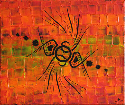 Satellite van Jonathan Pradillon, Schilderij te koop op Singulart