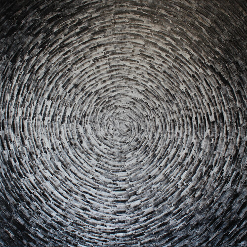 Large éclat noir et blanc van Jonathan Pradillon, Schilderij te koop op Singulart