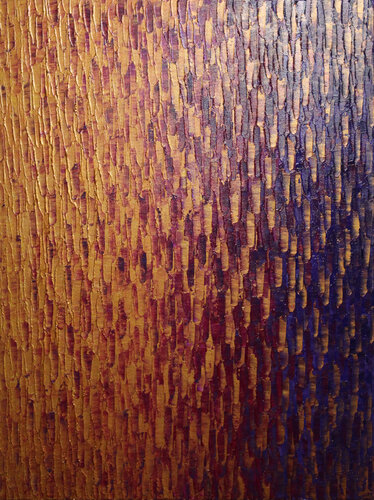 Fondu couleur cuivre magenta violet clair van Jonathan Pradillon, Schilderij te koop op Singulart