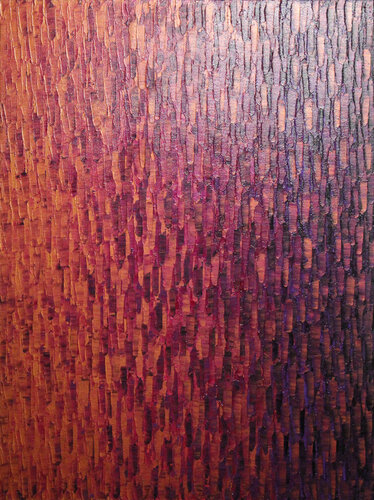 Fondu couleur cuivre magenta violet van Jonathan Pradillon, Schilderij te koop op Singulart