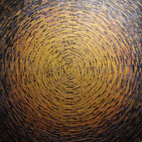 Grand éclat or gris van Jonathan Pradillon, Schilderij te koop op Singulart