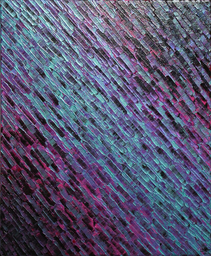 Diagonale bleue rose van Jonathan Pradillon, Schilderij te koop op Singulart