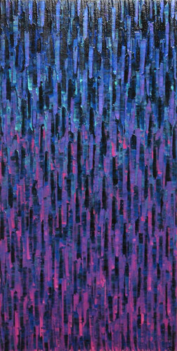 Matrice rose bleue di Jonathan Pradillon, Pittura in vendita su Singulart