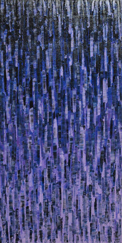 Matrice bleue lila von Jonathan Pradillon, Malerei kaufen auf Singulart