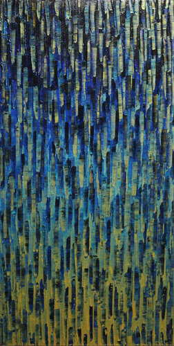 Matrice or bleue van Jonathan Pradillon, Schilderij te koop op Singulart